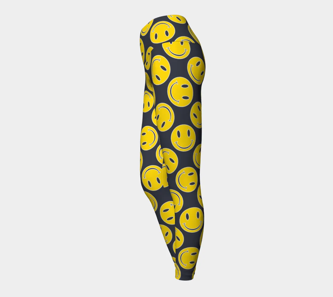 Smiley Face Yoga Leggings