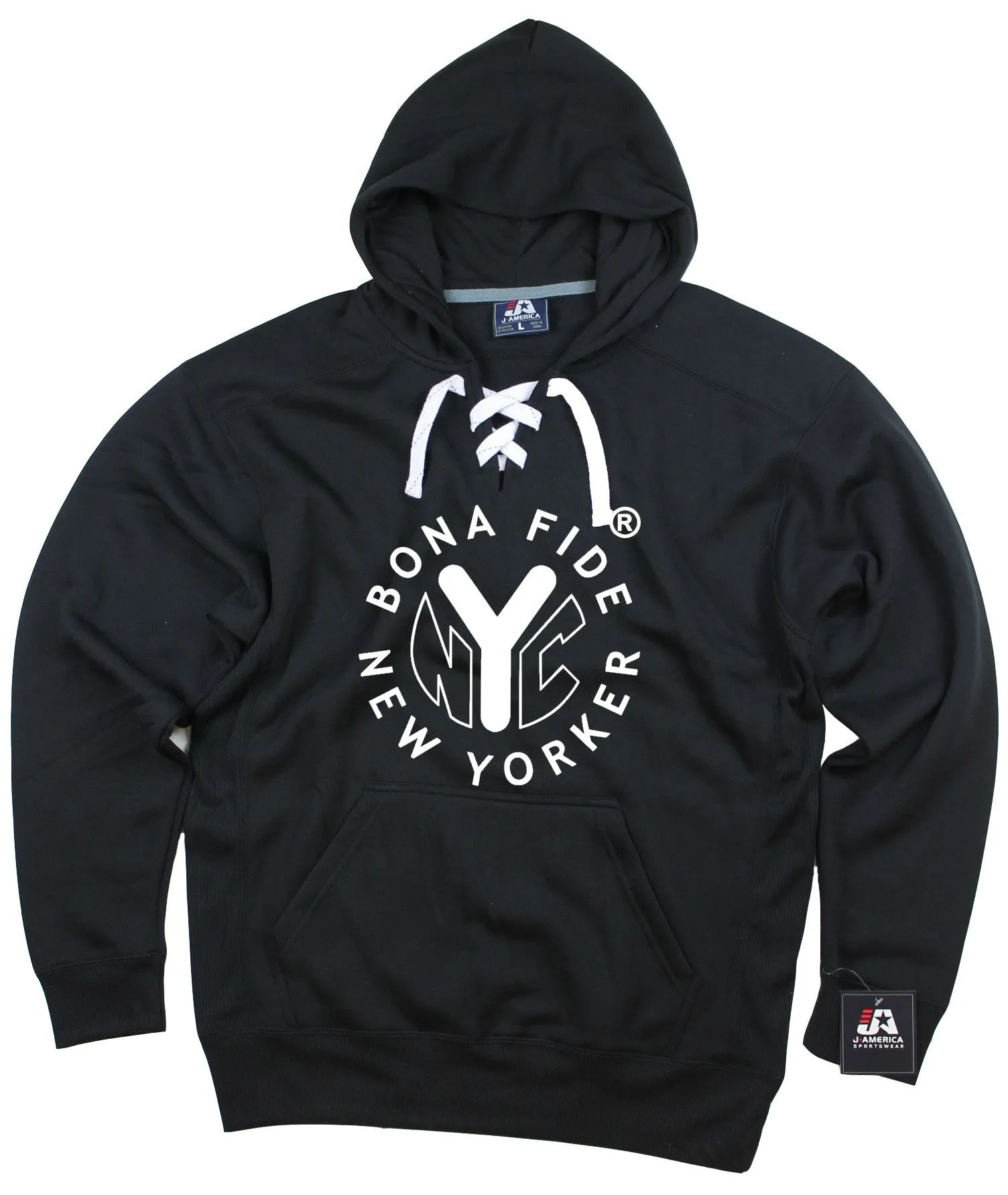 Sports/Hockey Style Hoodie With Heat Pressed Logo