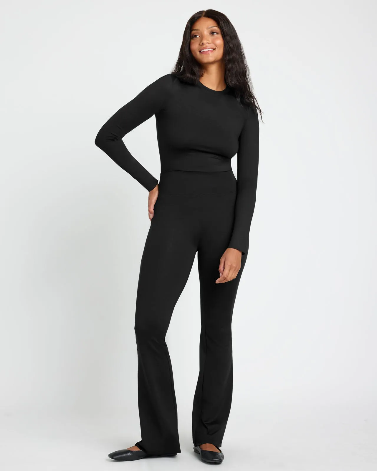 Stretch Nylon LYR Flare Pant