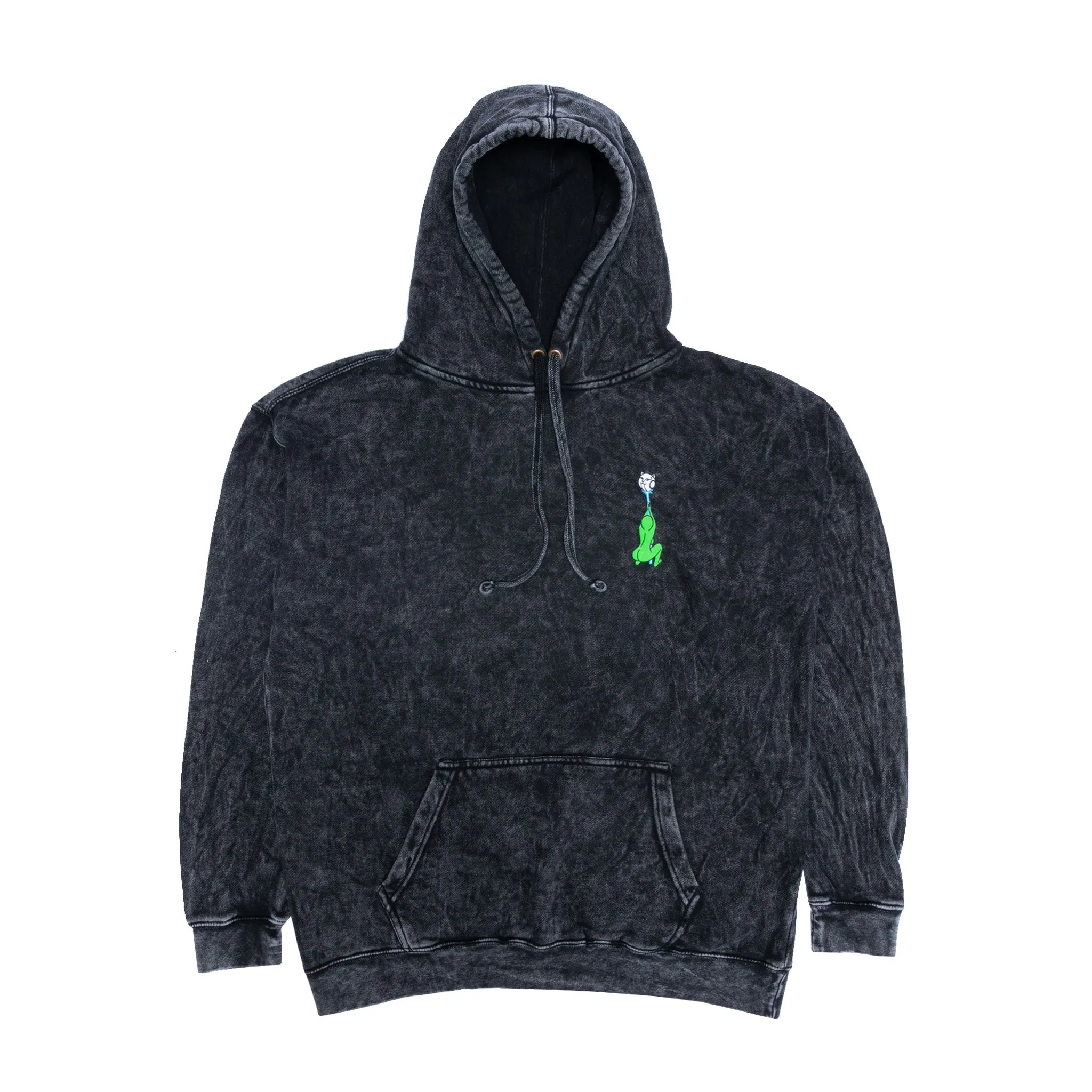 Stripndip Hoodie (Black Mineral Wash)