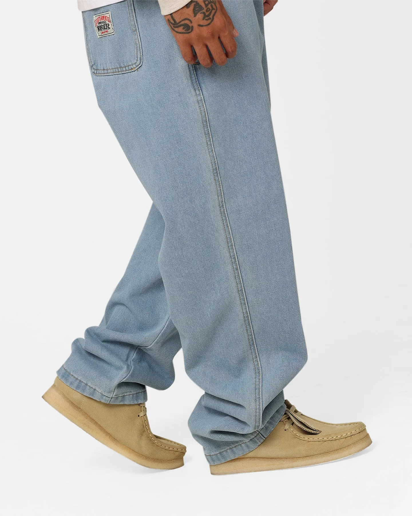 Stussy Workgear Denim Beachpants Mid Blue