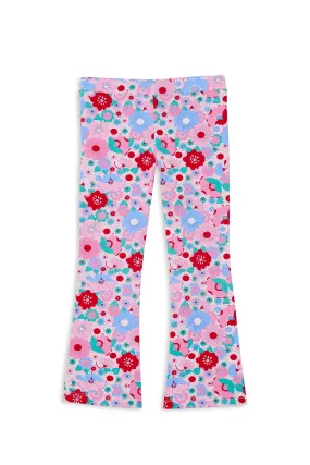 Summer Blooms Flared Leggings