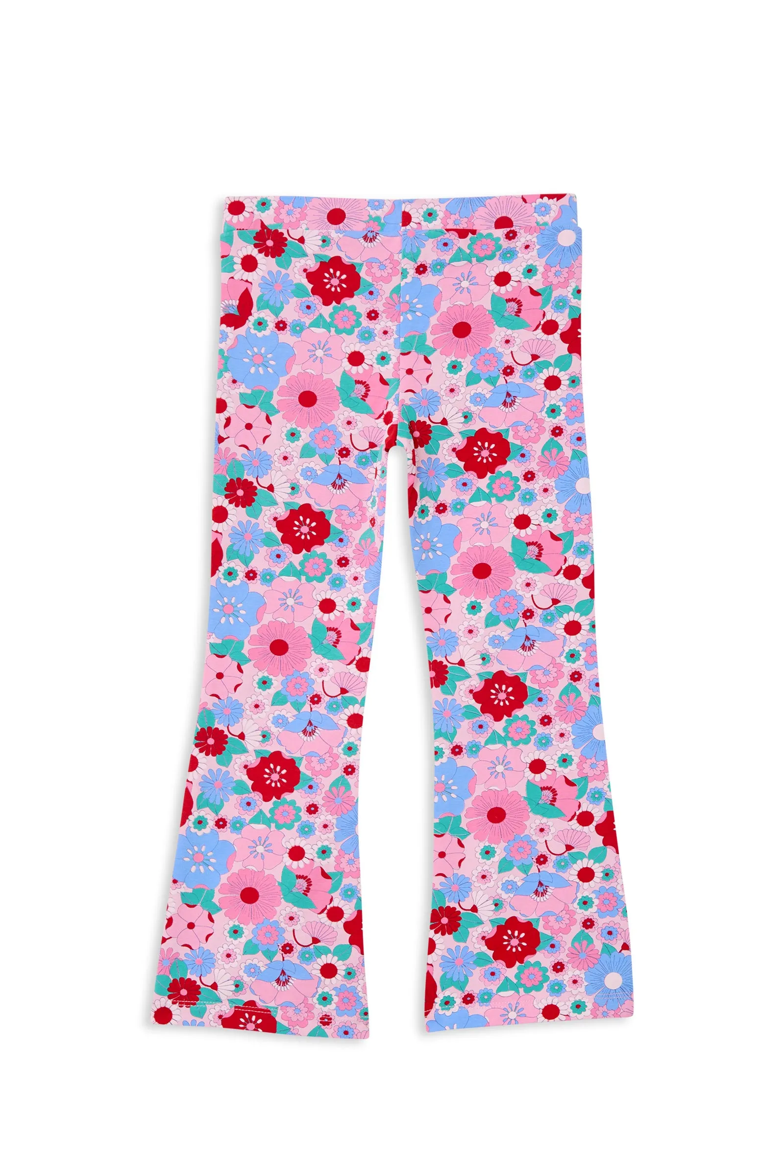 Summer Blooms Flared Leggings