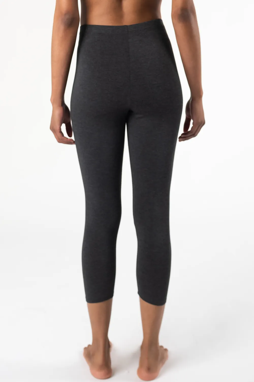 Terrera Suri Capri Bamboo Leggings - Charcoal