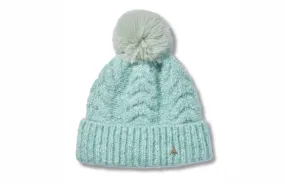 The Langham Pom Beanie in Mint Green