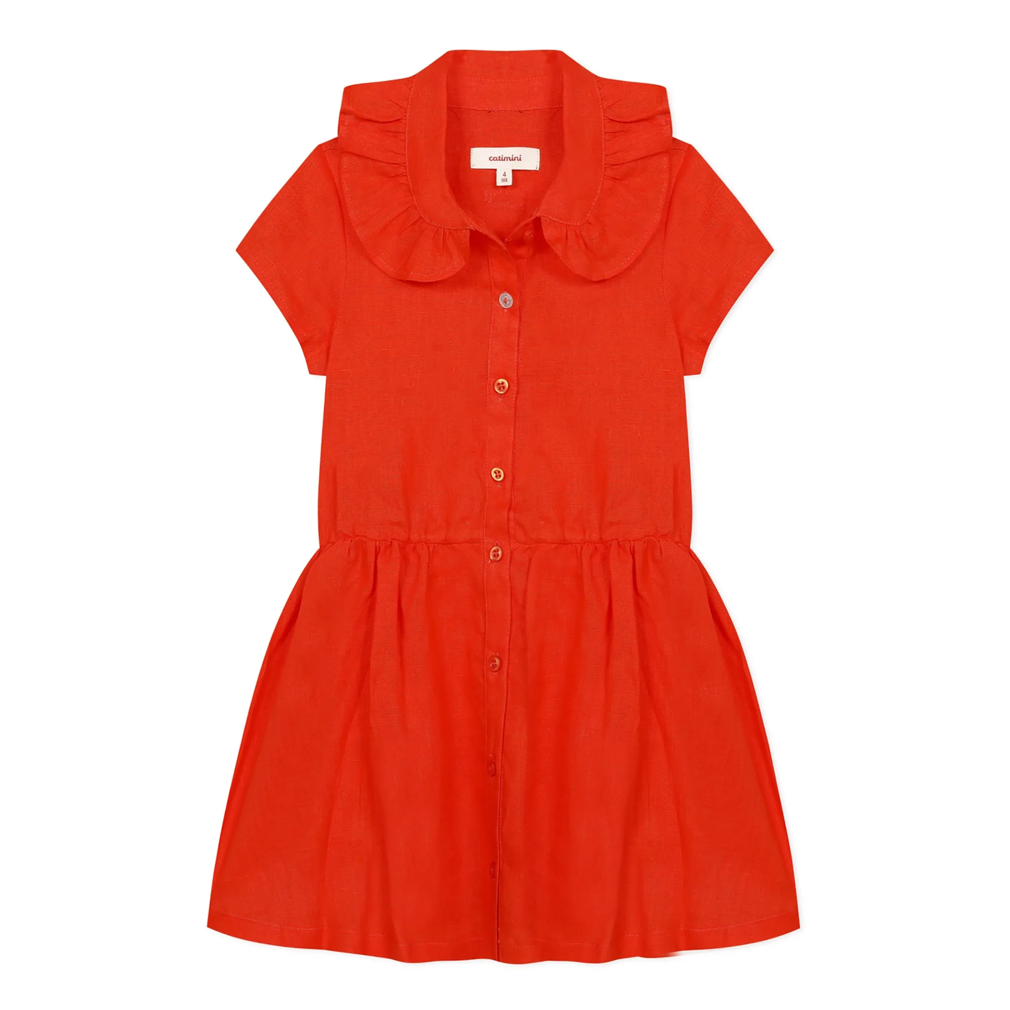 Tomato Red Polo Dress