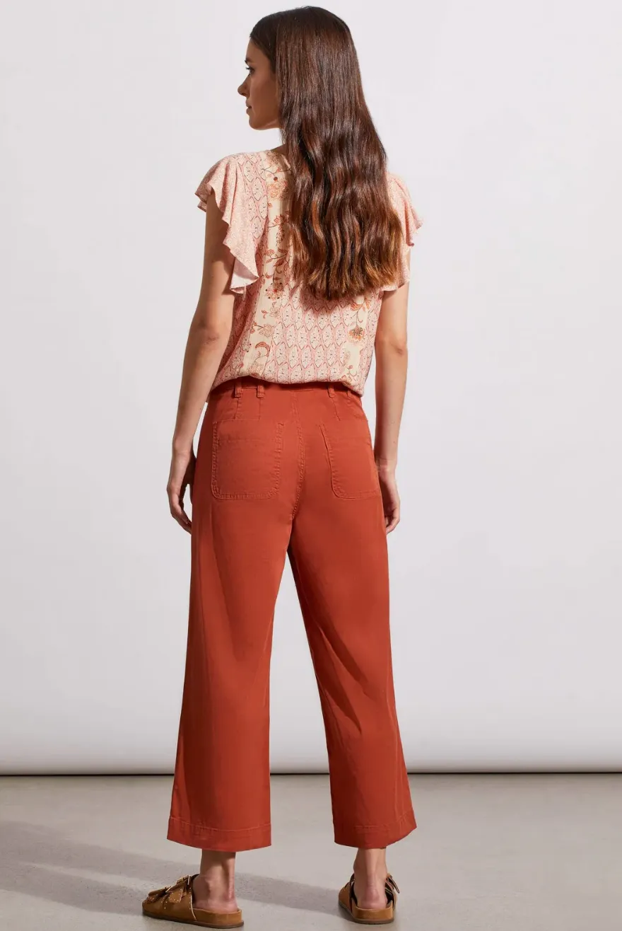 TRBL Wide Leg Cargo-Brandy