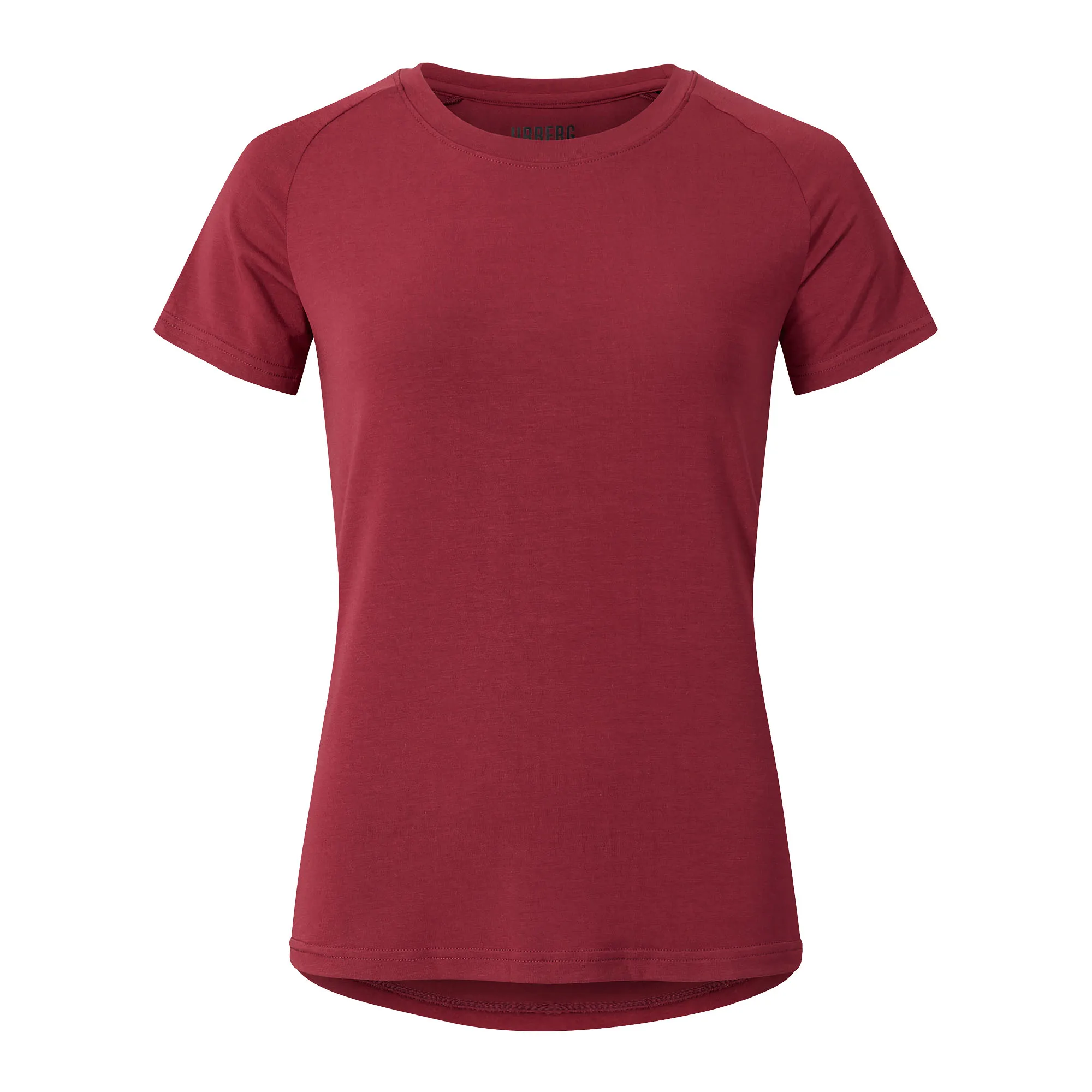 Urberg Vidsel Bamboo T-shirt Women&#x27;s (spring 2022) Cabernet | Buy Urberg Vidsel Bamboo T-shirt Women&#x27;s (spring 2022) Cabernet here | Outnorth