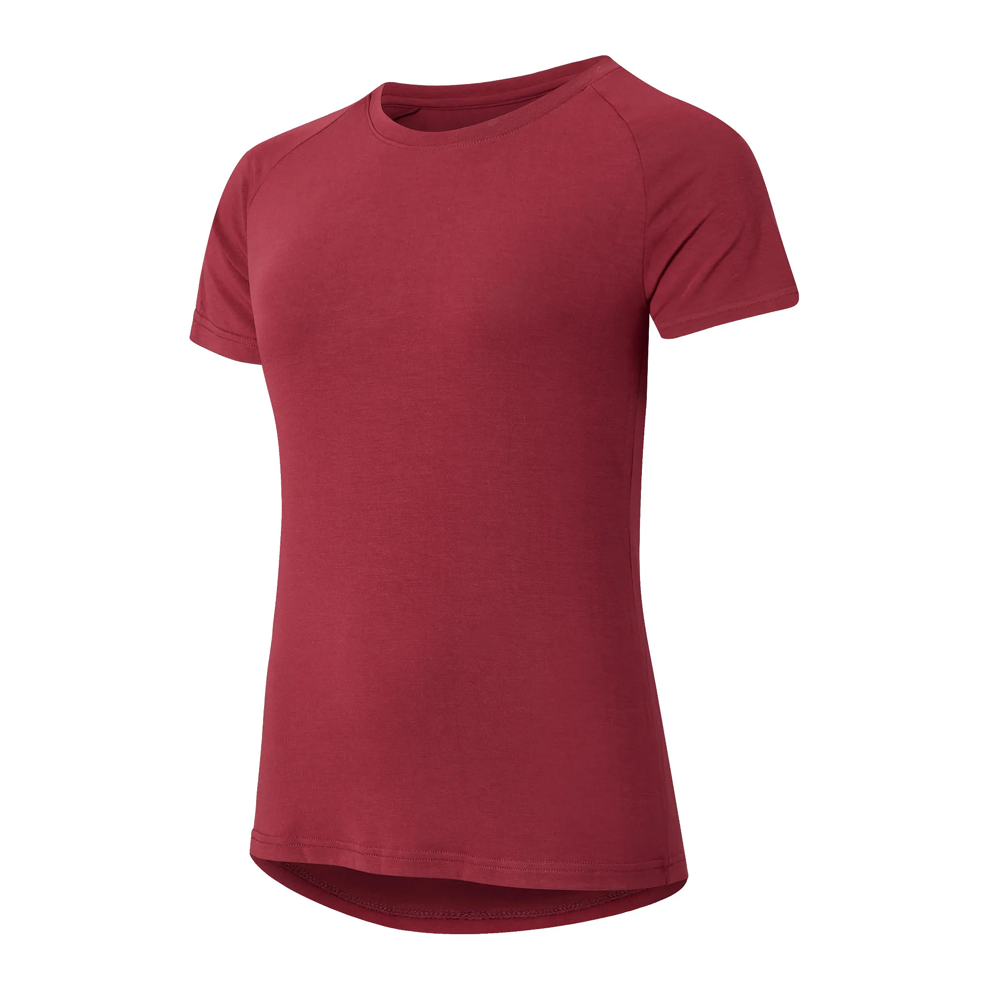 Urberg Vidsel Bamboo T-shirt Women&#x27;s (spring 2022) Cabernet | Buy Urberg Vidsel Bamboo T-shirt Women&#x27;s (spring 2022) Cabernet here | Outnorth