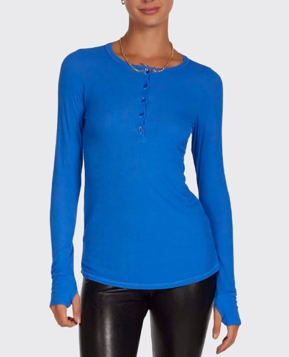 Vance Henley Top Cobalt