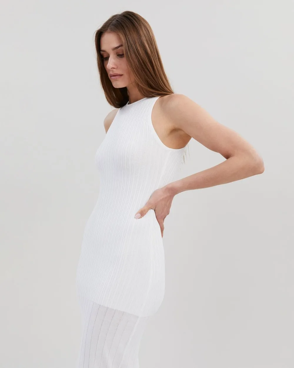 Varena Dress Optic White