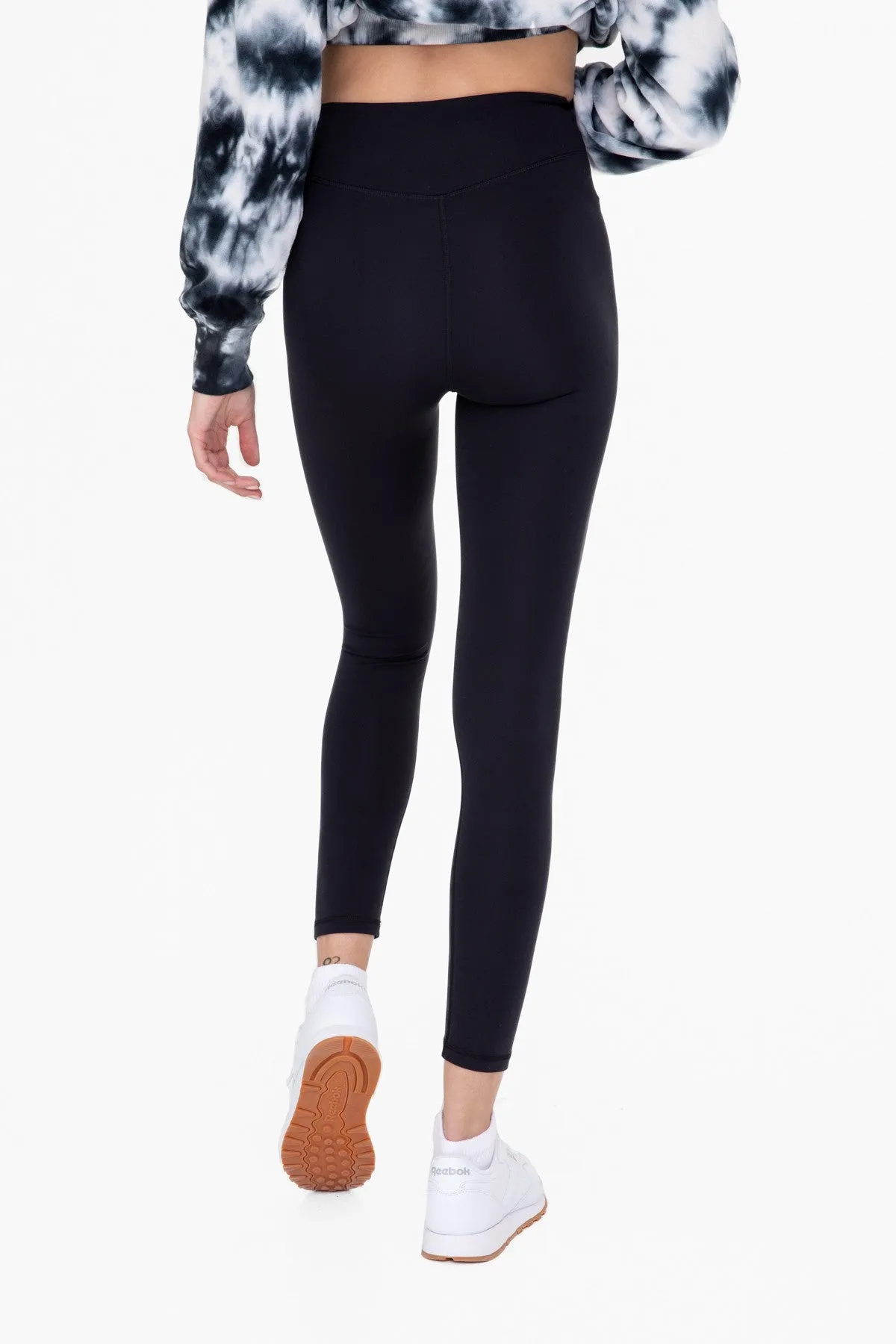 Venice Crossover Waist Leggings | Mono B