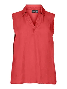 Vero Moda Curve Harper Orange Top