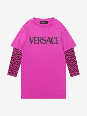 Versace Girls Long Sleeve T-Shirt Dress