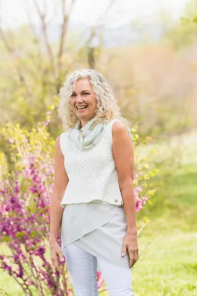 White Boxy Top