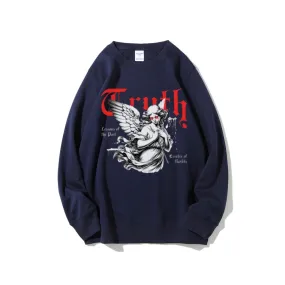 Women Vintage Truth Graphic Sweatshirts