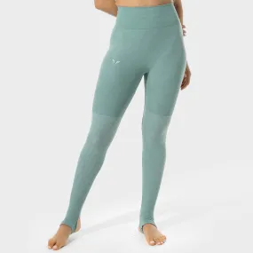 Women's Fitness - Seamless Leggings - Basil Marl