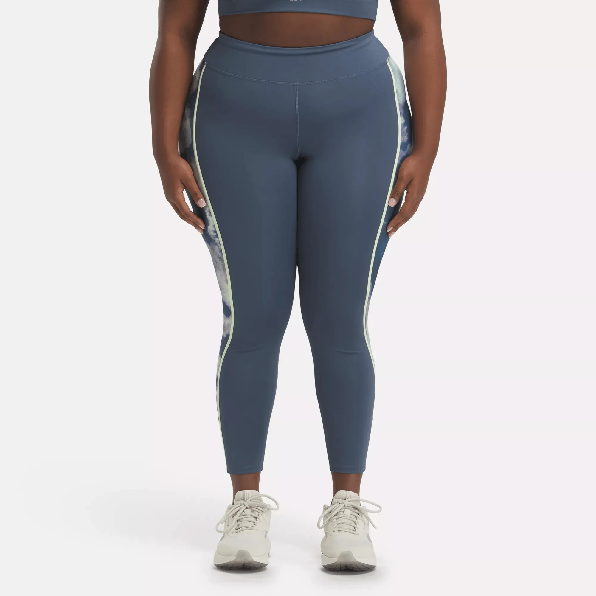 Women's Running Allover Print Leggings (Plus Size)