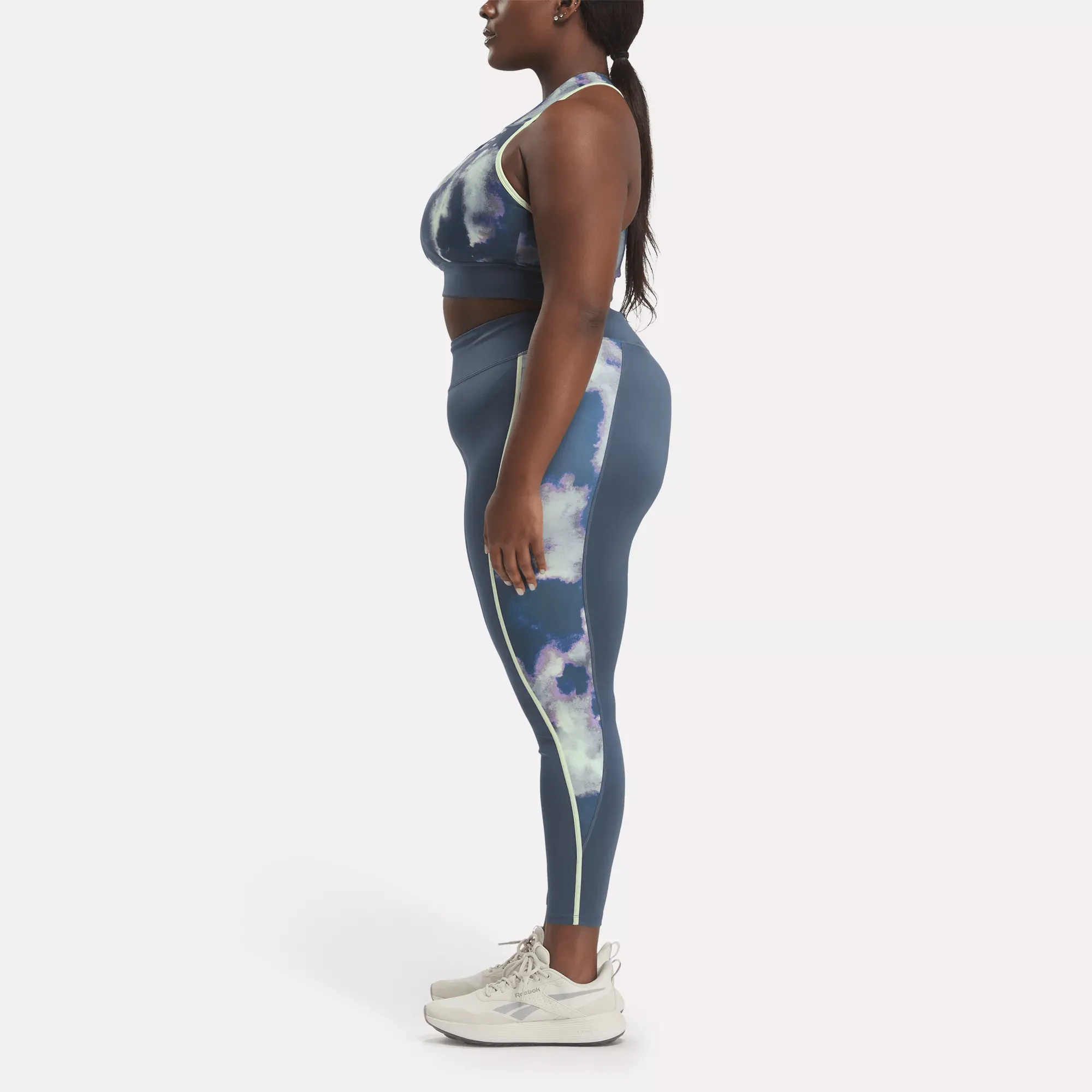 Women's Running Allover Print Leggings (Plus Size)