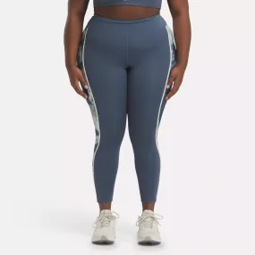 Women's Running Allover Print Leggings (Plus Size)