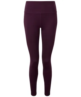 Womens TriDri® performance compression leggings | Mulberry