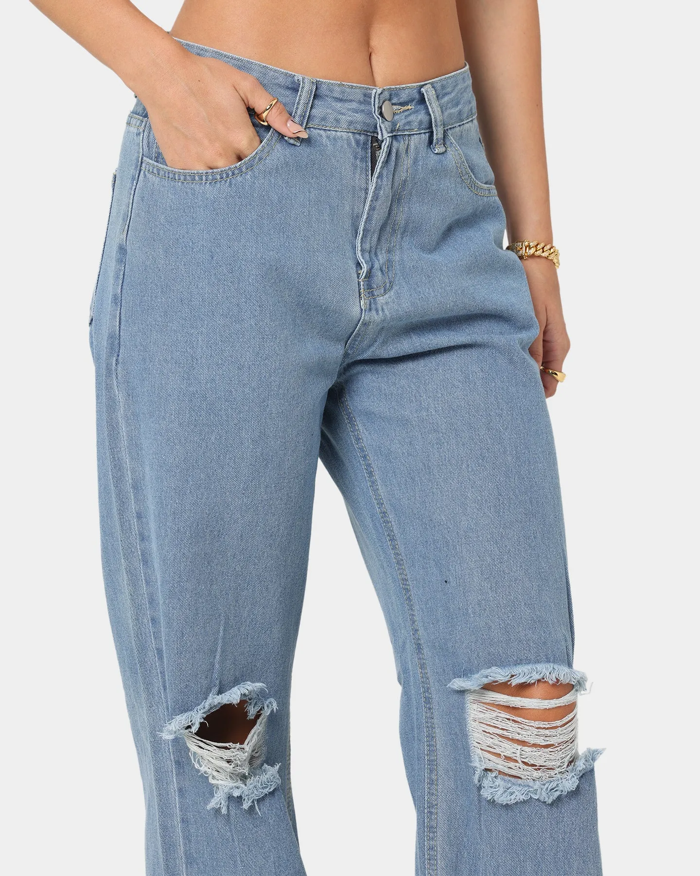 XXIII Women's Maisie Baggy Jeans Blue