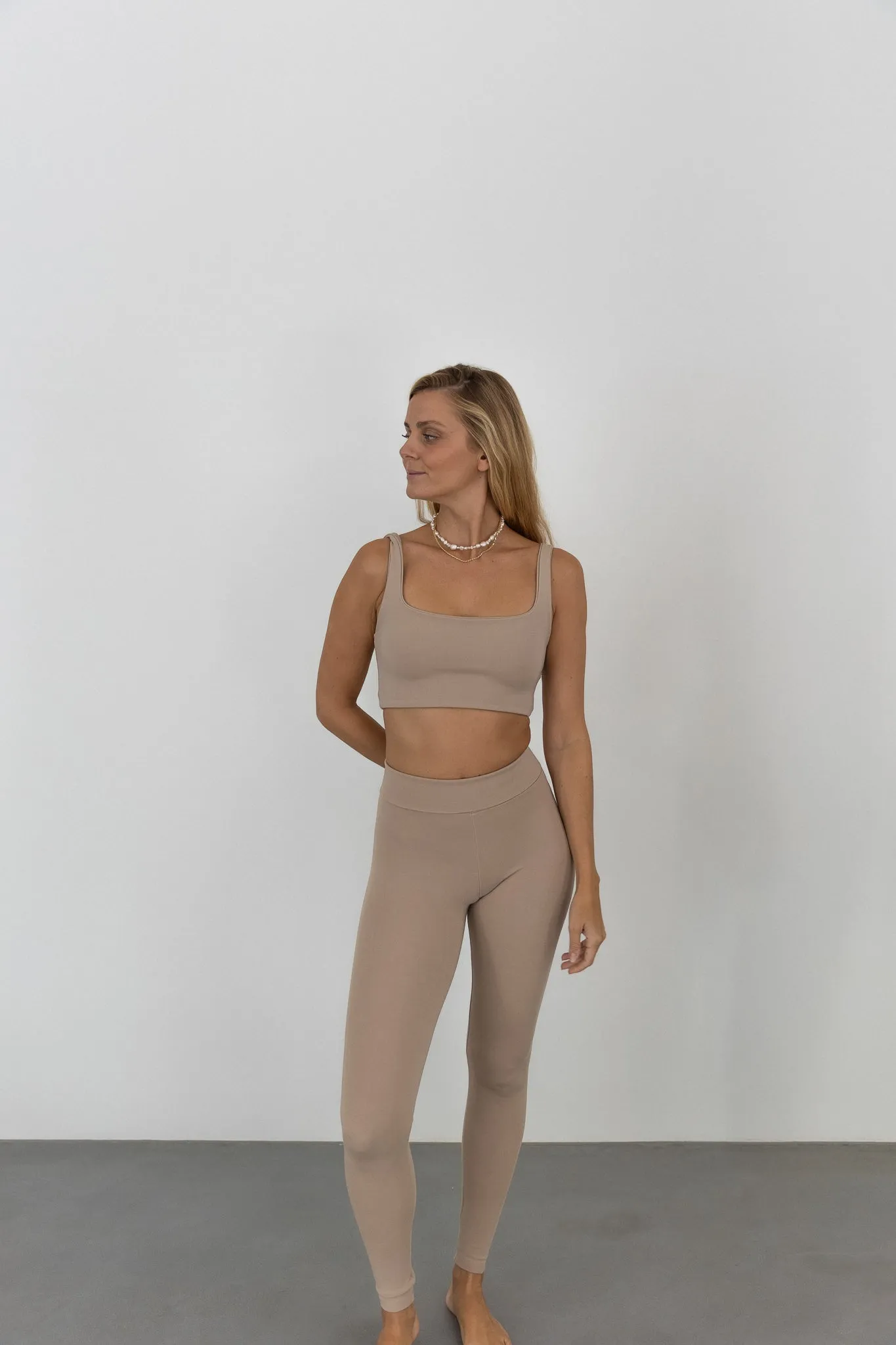 YLOM LEGGINGS BEIGE