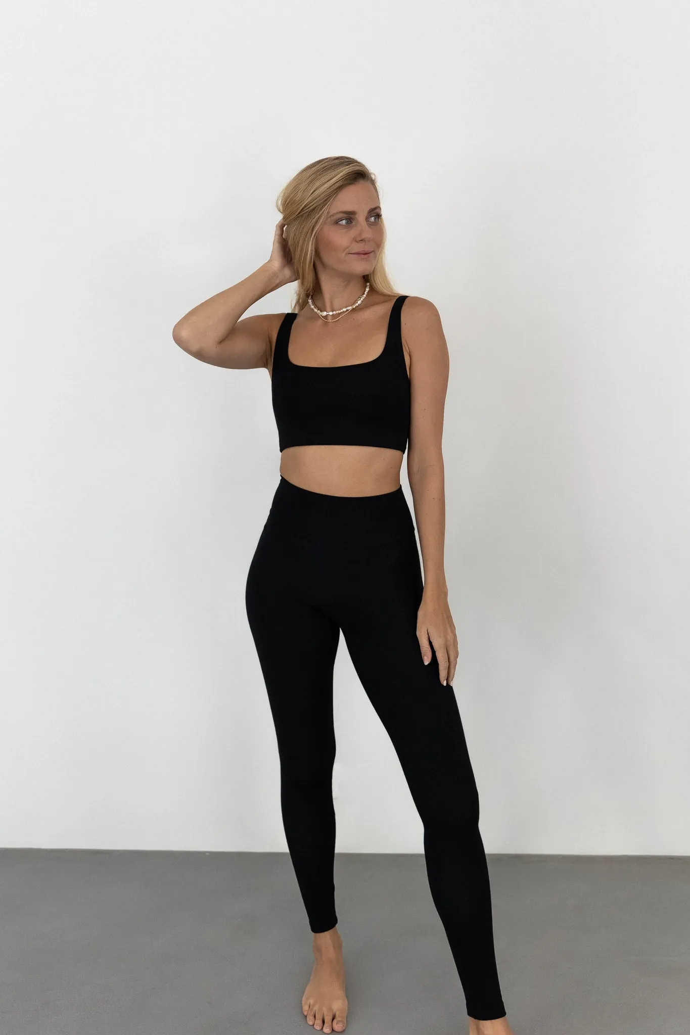 YLOM LEGGINGS BLACK