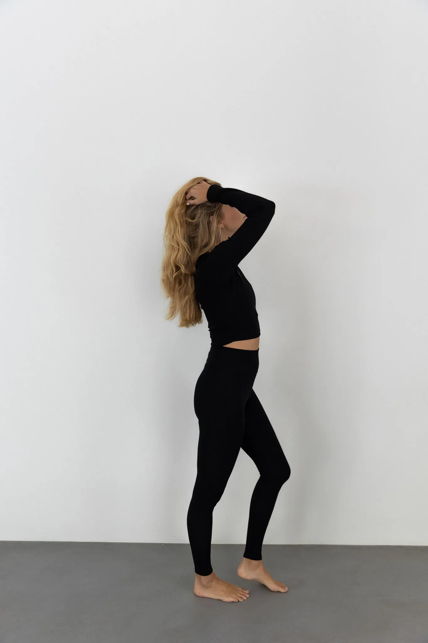 YLOM LEGGINGS BLACK