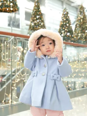 Ymelda Light Blue Trench Coat