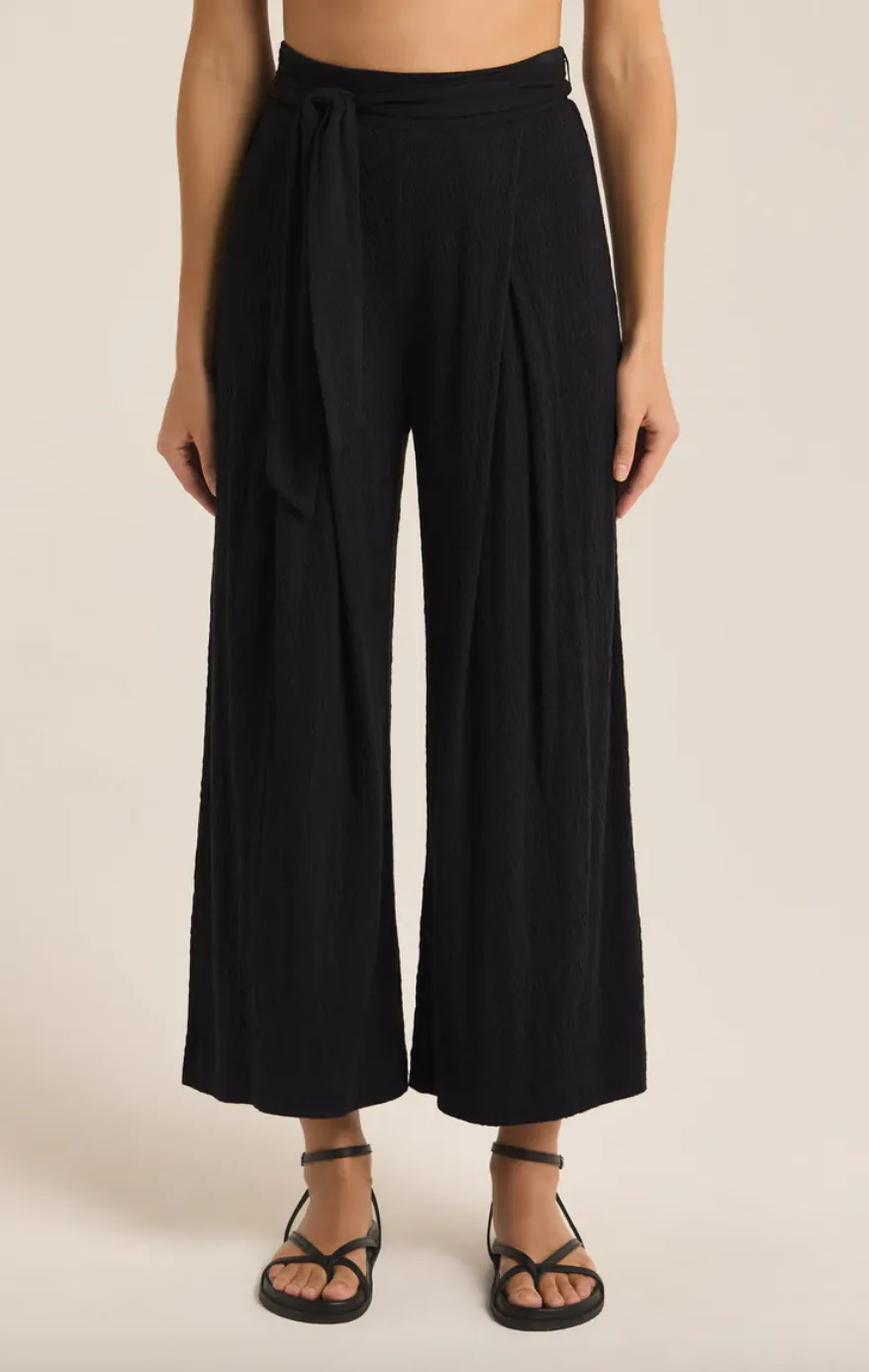 Zsup Isla Pucker Pant-Blk